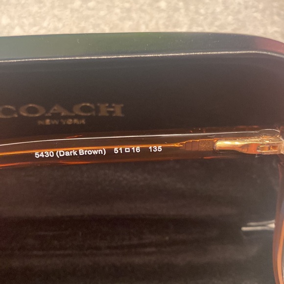 Coach dark brown eye glasses - Picture 2 of 3